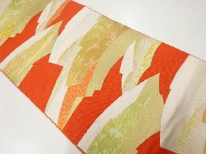 本場筑前博多地紙に霞模様織出し名古屋帯